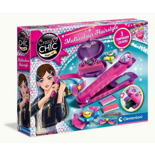 Crazy Chic Fryzury Zestaw Clementoni 78519